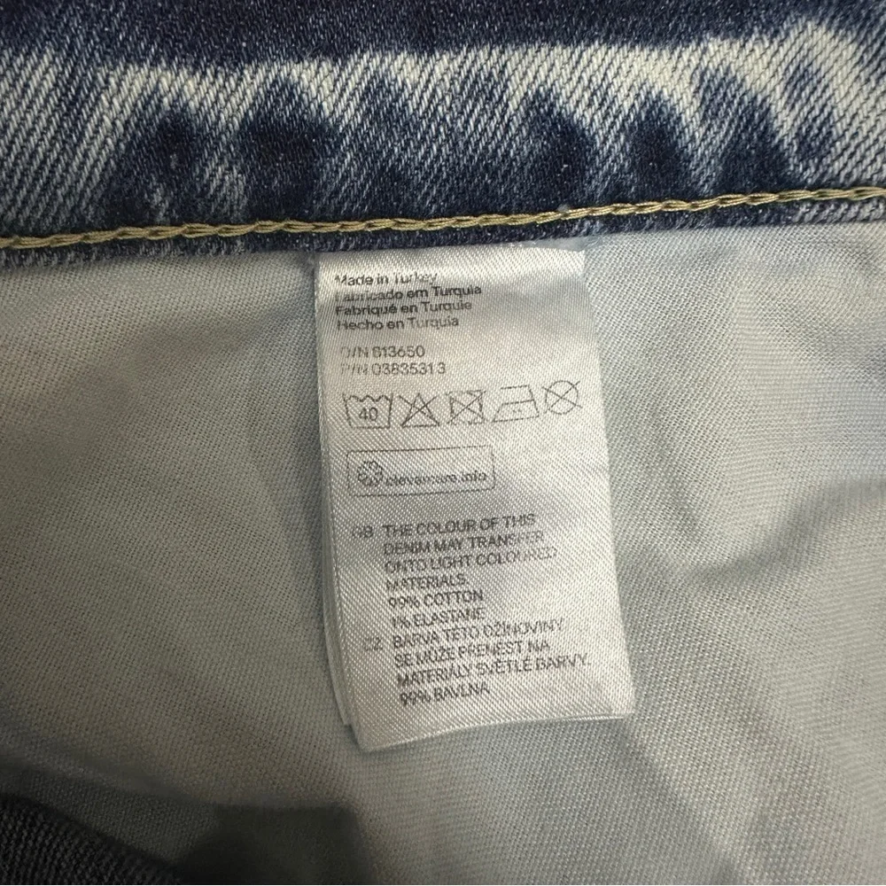 HM Coachella  Denim Jeans Pants Distressed Size 36X34